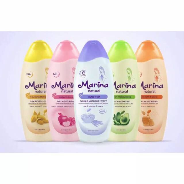 [ Sedang ] Marina Natural Hand Body Lotion 200ml