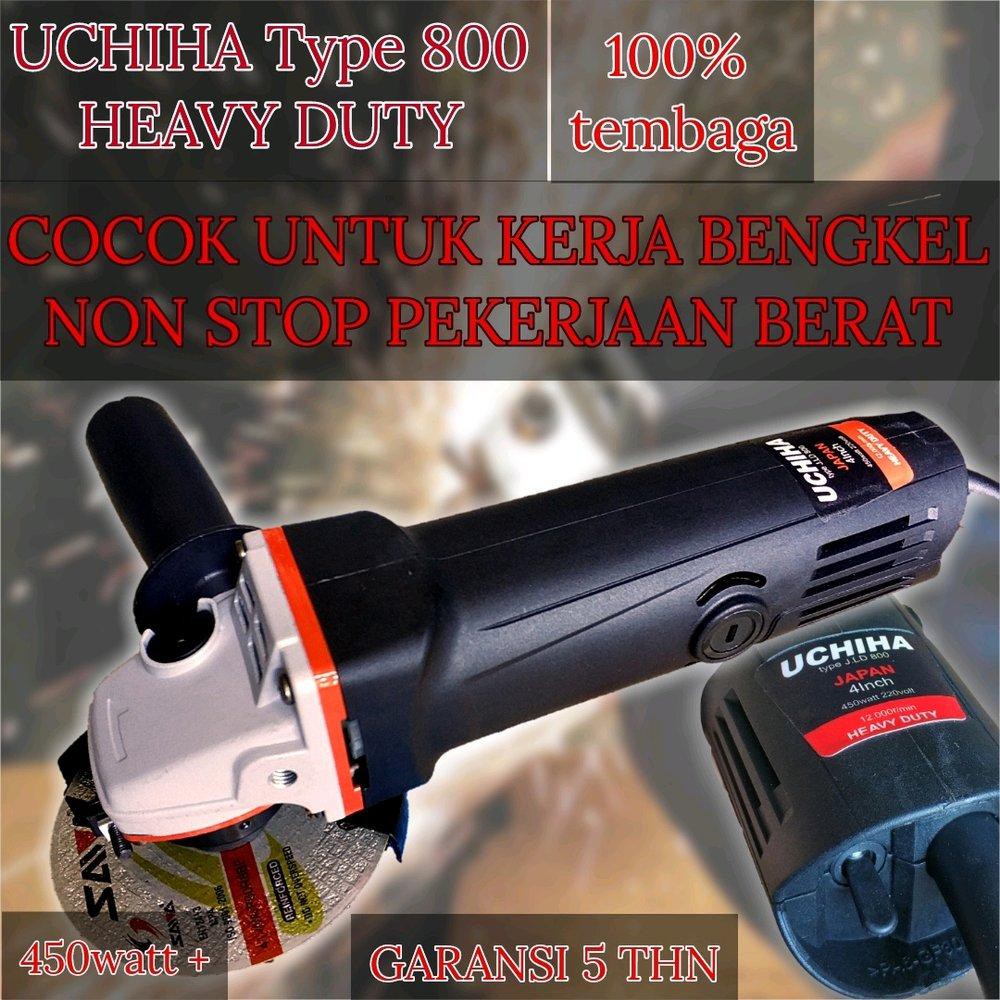 mesin gerinda tangan 4inch merk uchiha type 800 PROMO ORIGINAL garansi 5tahun Murah