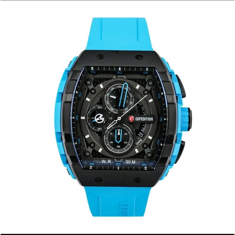 Jam tangan Expedition E6782 Blue Black Original