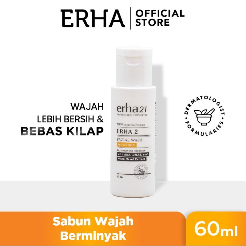 ERHA 21 DERMATOLOGIST FORMULARIES FACIALWASH 60ML