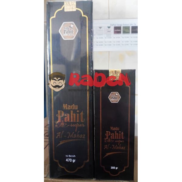 

Al-Mahaz Madu Pahit Super isi 470gr - MMD1438