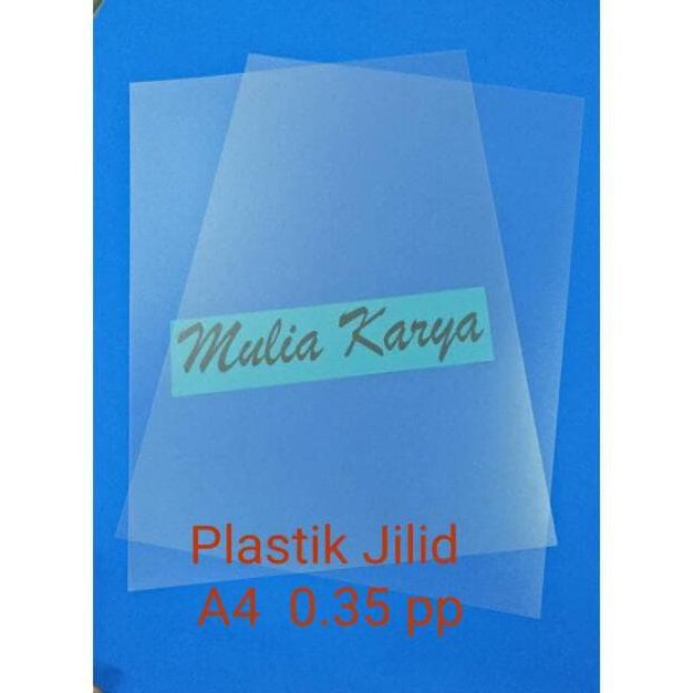 

Plastik Mika Jilid A4 Tebal 0.35 Doff isi 10 lembar TERLARIS