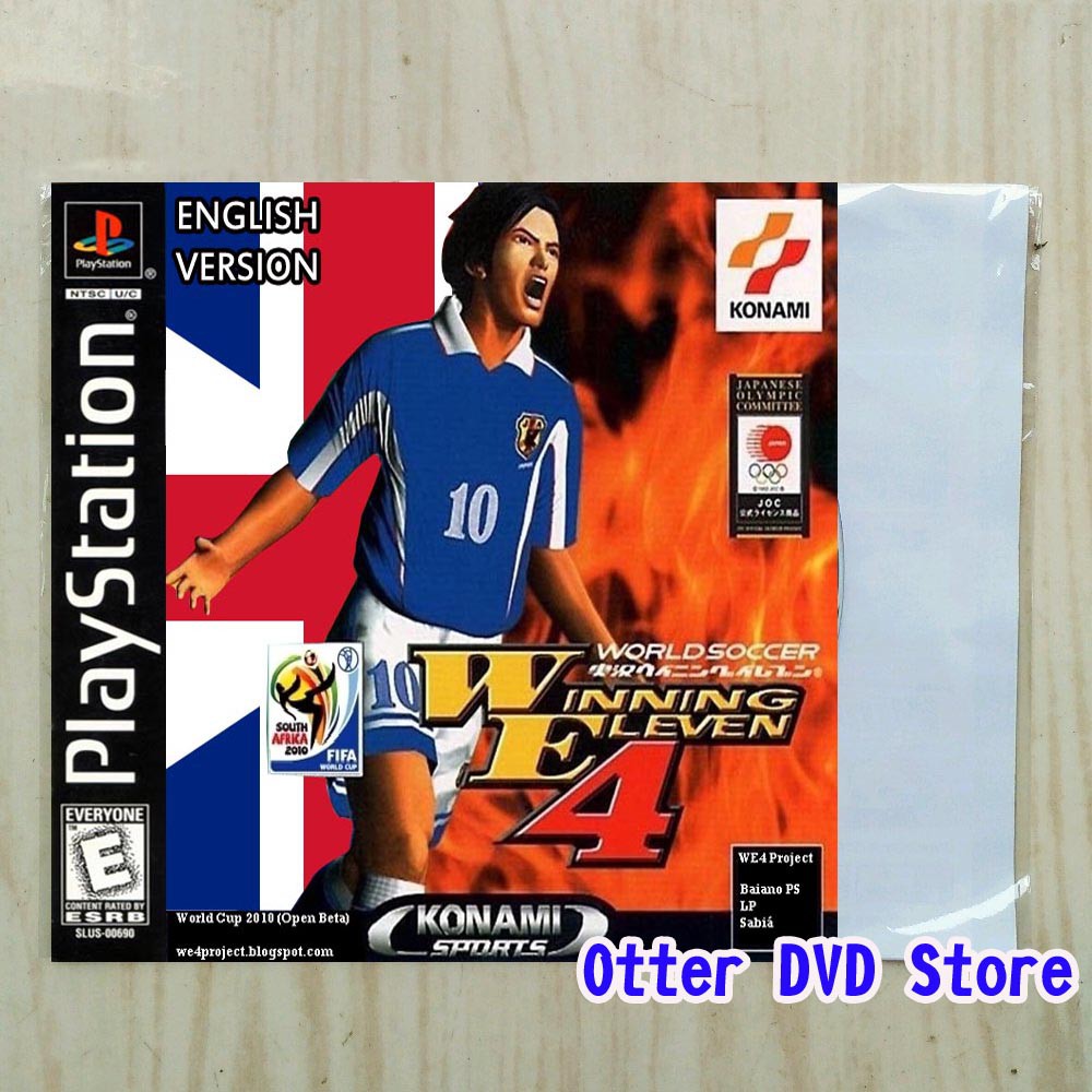 Kaset CD Game Ps1 Ps 1 Winning Eleven 4 - English Version