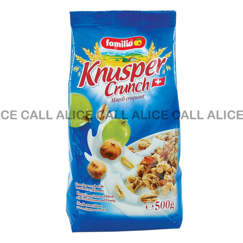 

FAMILIA KNUSPER CRUNCH MUESLI 500GR