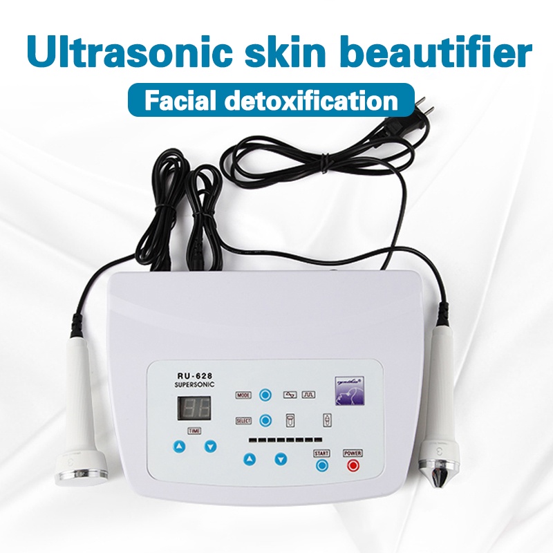 2 in 1 Ultrasonic Alat Detox Wajah Mata Ultrasound Setrika Wajah Ultrasonic