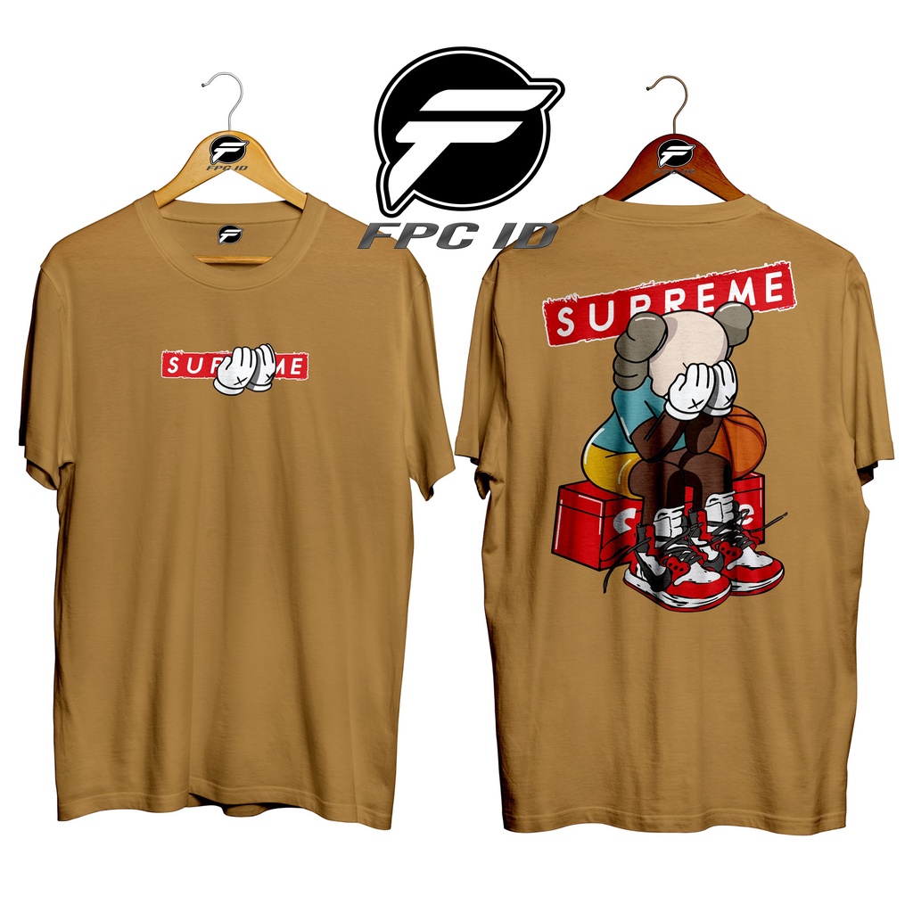 Kaos Surfing Supreemee Boneka Beruang Cotton Combed 30s Premium