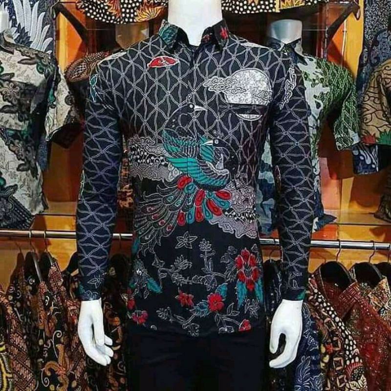 Batik Pria Lengan Panjang Slim Fit Modern Batik Slimfit Pria Distro