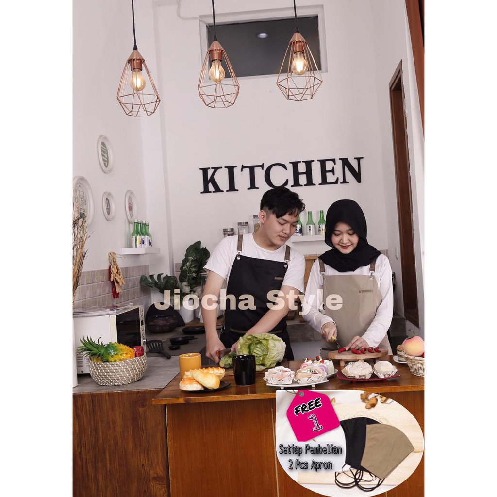 APRON / CELEMEK / APRON MASAK / APRON BARBER / APRON CHEF /APRON BARISTA /