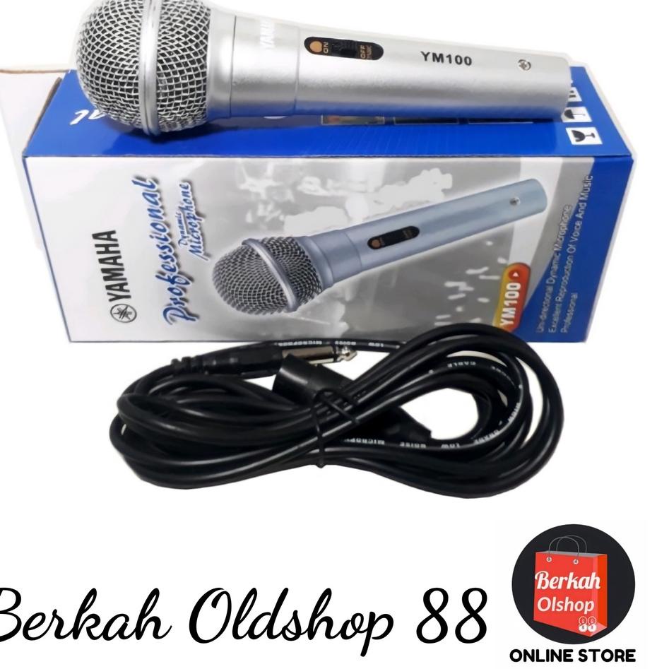Lebih Puas Berkah Oldshop 88 - Mic Kabel YAMAHA YM100 YM 100 Mik Murah Berkwalitas
