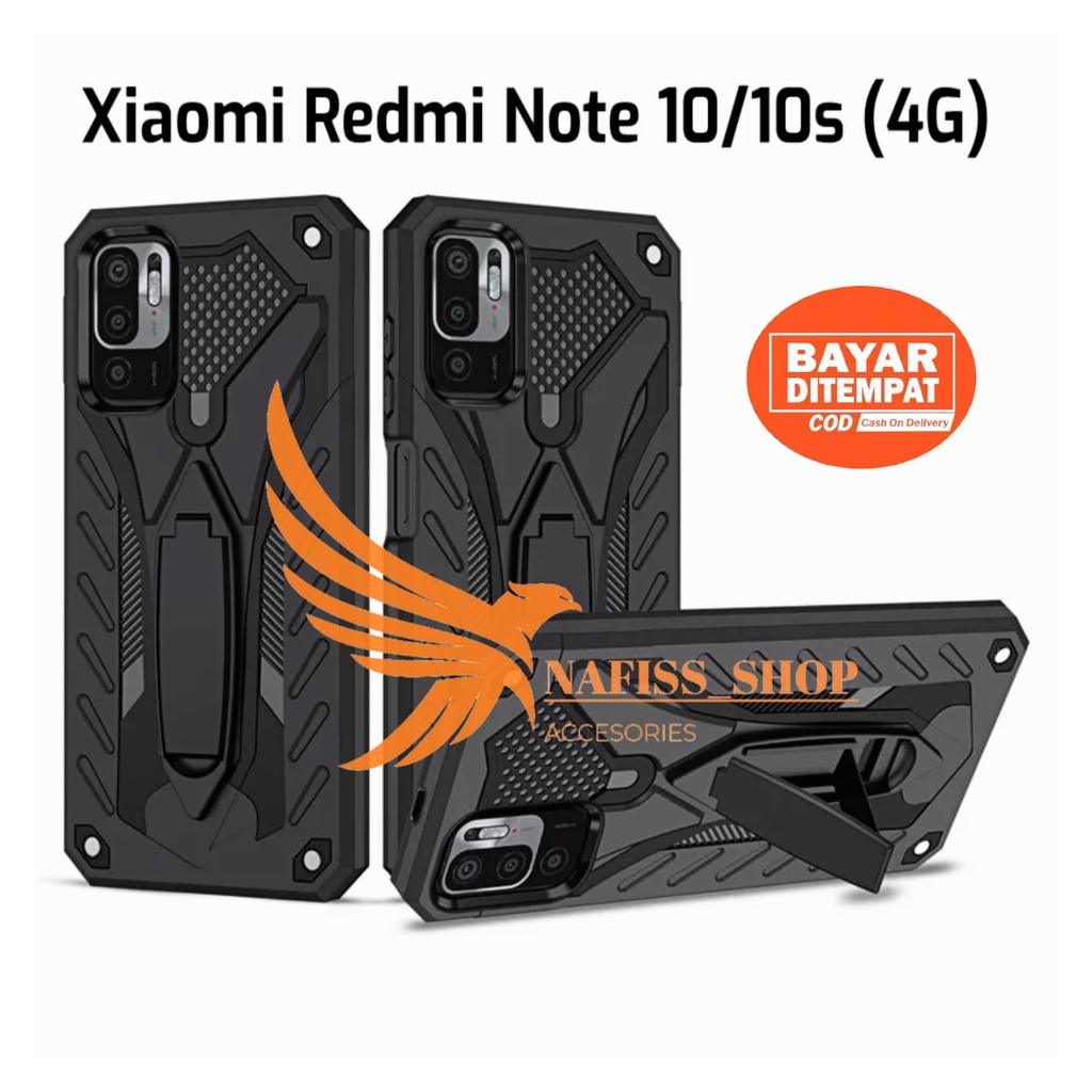hardcase phantom transformer xiaomi redmi note 1010s 4g case rugged standing new cover