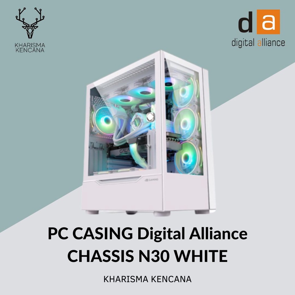 PC CASING Digital Alliance CHASSIS N30 WHITE