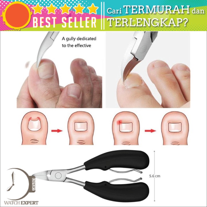 Bisa COD Gunting Kuku Jempol Kaki Anti Cantengan Toe Nail Clipper - Biutte.co MZ-020