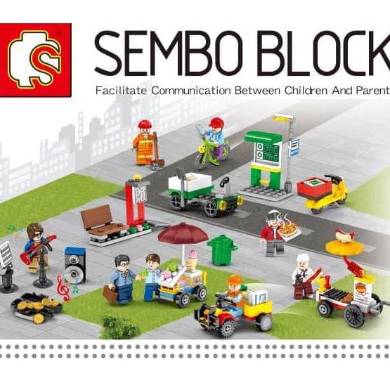 Minifigure City - Sembo Block 601037 JUAL