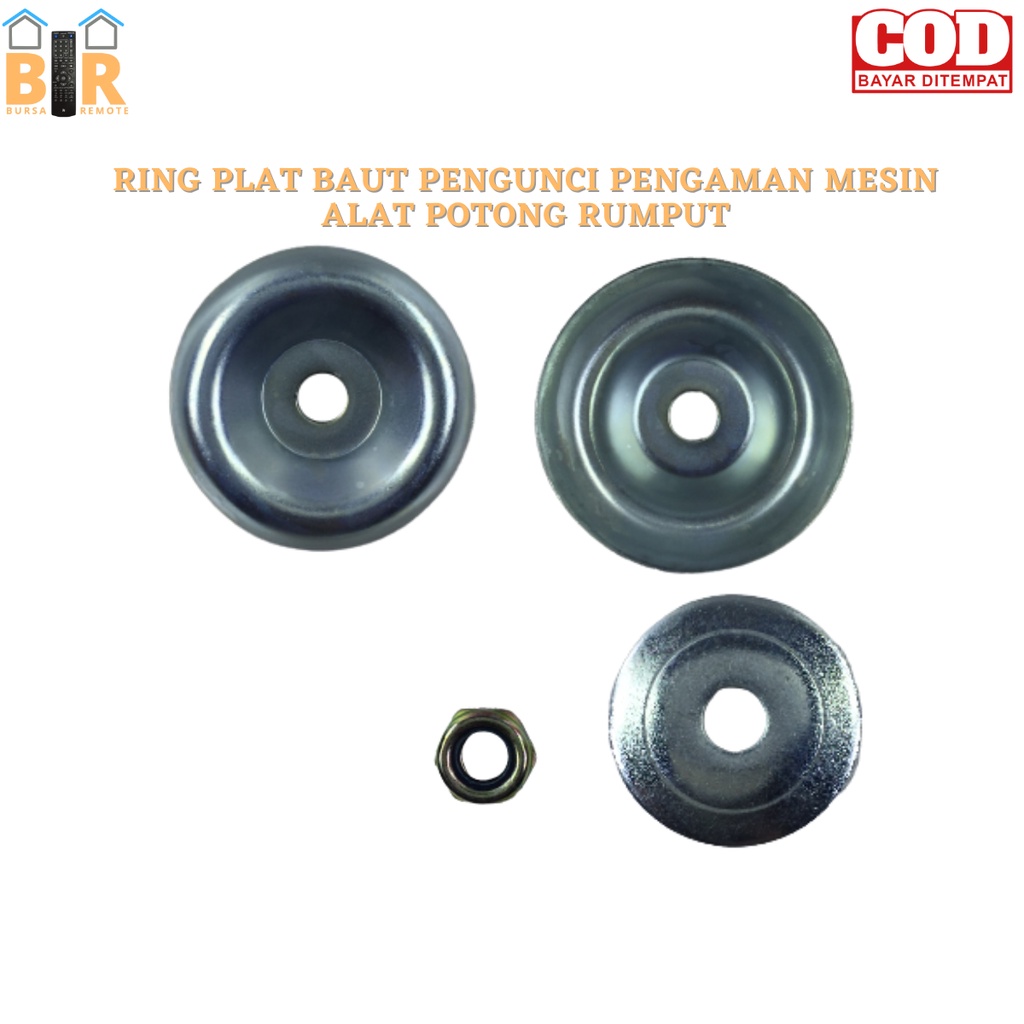 RING PLAT BAUT PENGUNCI PENGAMAN MESIN ALAT POTONG RUMPUT