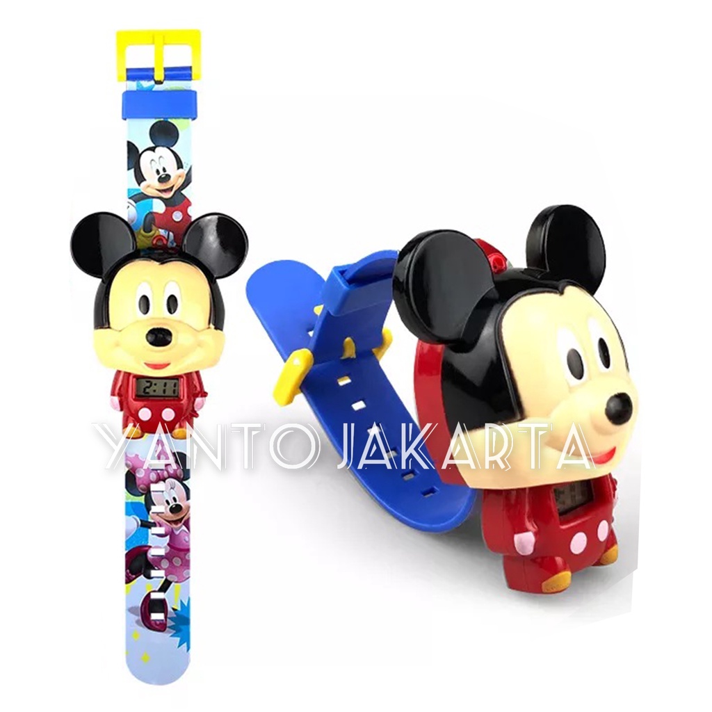 JAM TANGAN ANAK LAKI LAKI KARAKTER MICKEY MOUSE