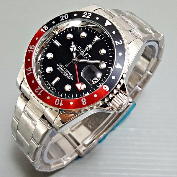 Jam Tangan Pria Rolex Gmt Master Ii Otomatis Rolex Automatic Skeleton Merah Fashion Murah Model Terb