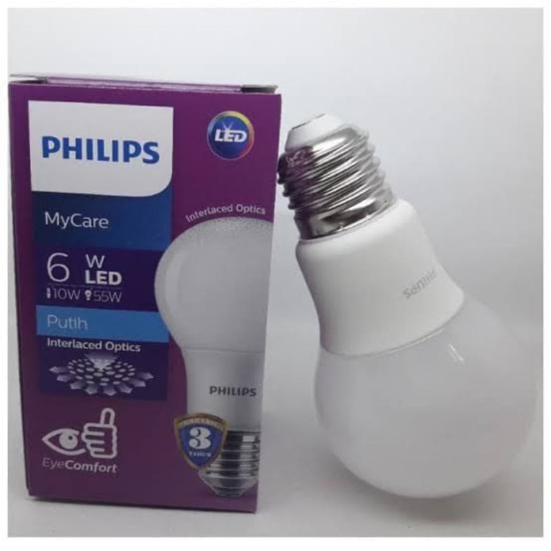 LAMPU LED MEREK PHILIPS 6 WATT