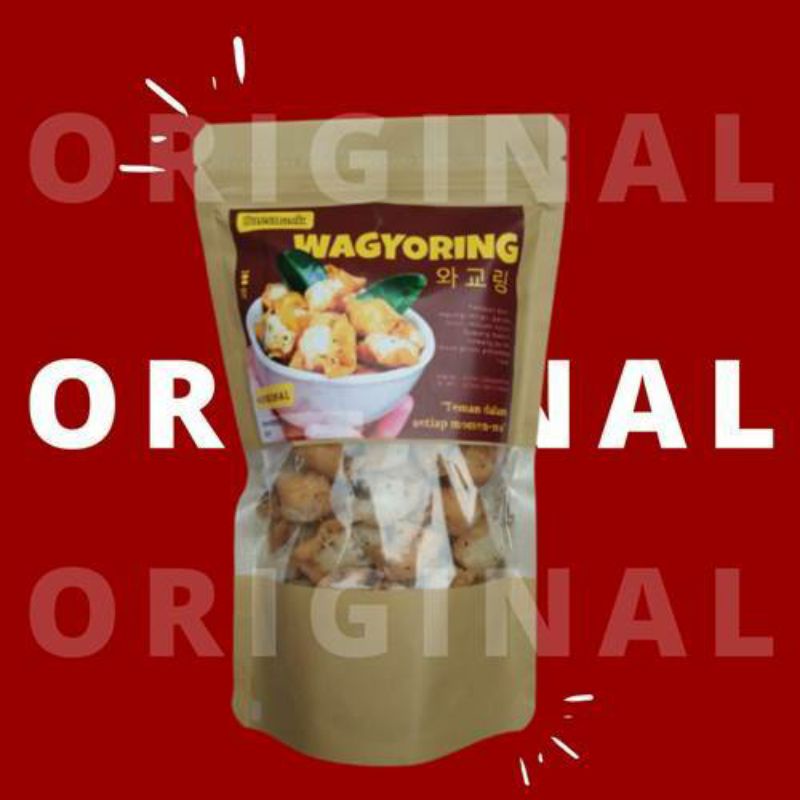 

Saesnack - Wagyoring Pangsit Kering Korea 100gr ( Pedas/ Original)