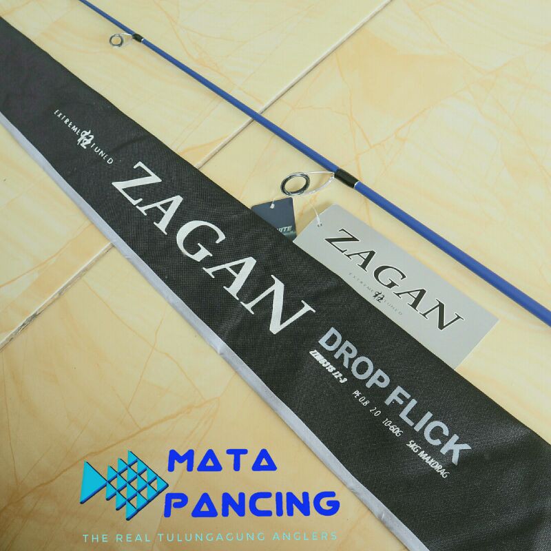 Joran light jigging zen zagan drop flick pe 0.8 - 2.0 one piece