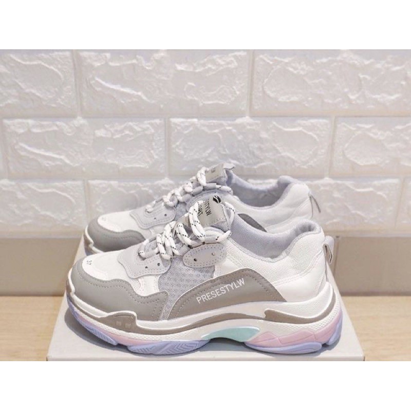 SEPATU BALENCIAGA WANITA / SEPATU COLORFULL / SEPATU OLAHRAGA WANITA / SNEAKERS OLAHRAGA ANAK IMPORT