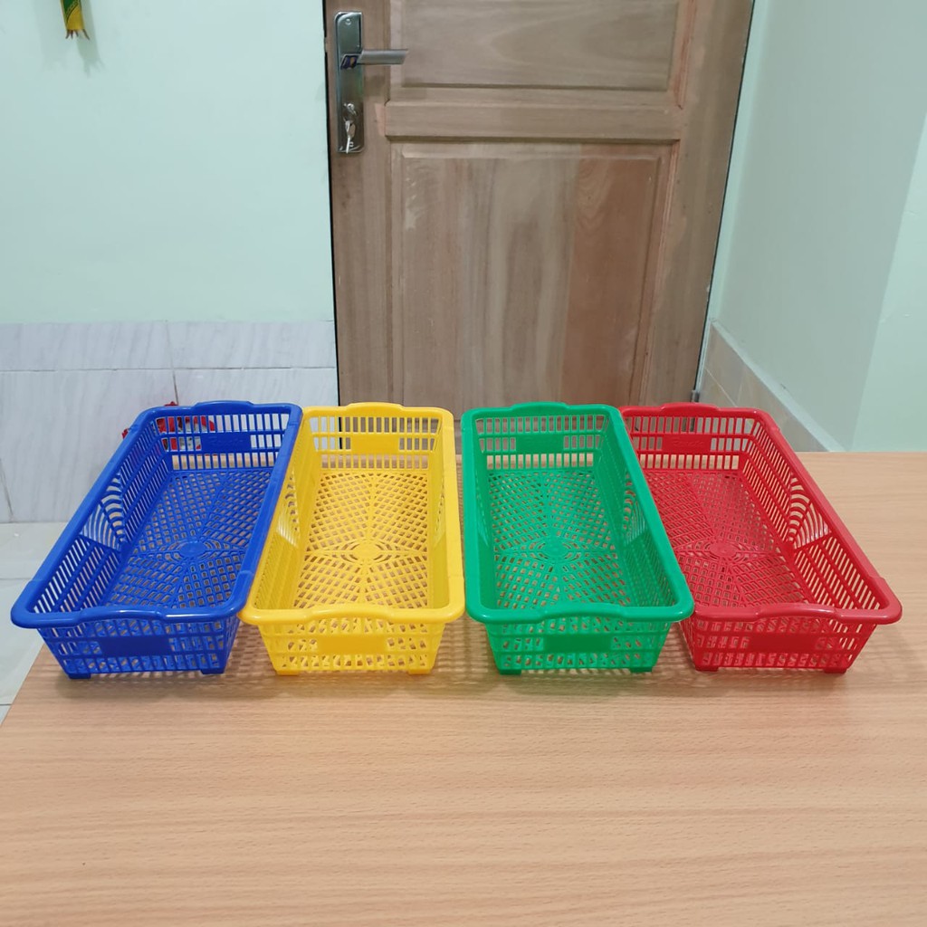KERANJANG PLASTIK, KERANJANG PLASTIK KECIL, KERANJANG SERBA GUNA, TEMPAT SURAT, TEMPAT ROTI