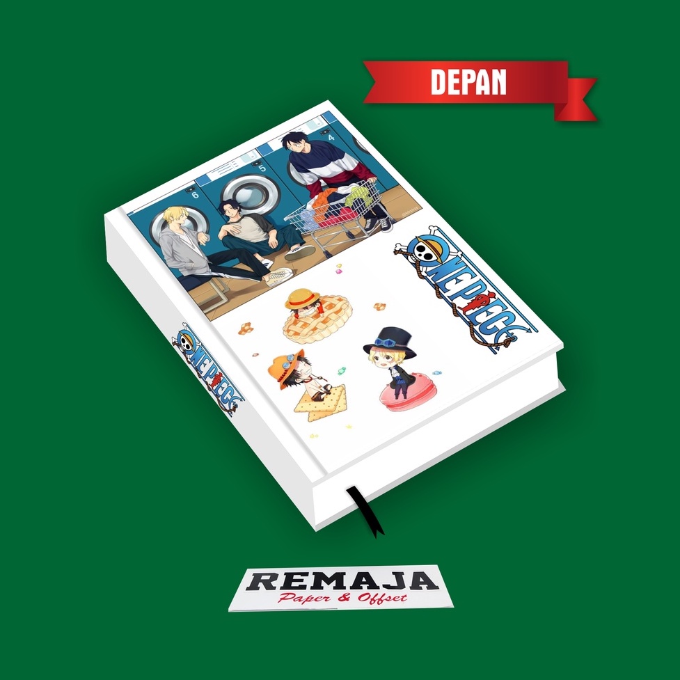 

Pocket Book/Notebook Hardcover One Piece BROTHERS 7 A6&A5 / Buku Tulis Catatan Notes