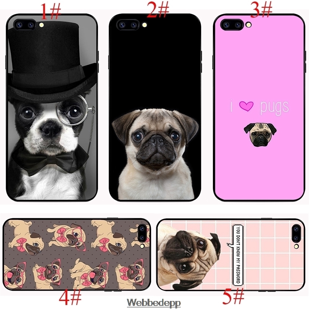 Casing Soft Case Motif Anjing Pug Lucu Untuk Oppo Neo 9 A77