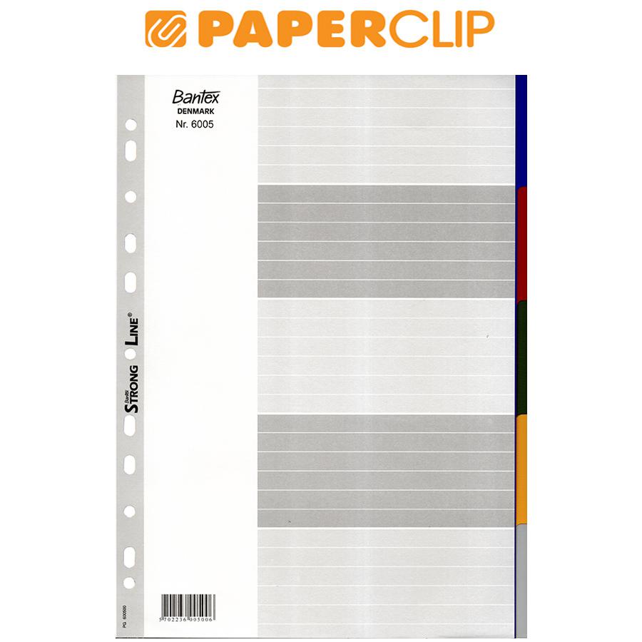 

PEMBATAS FILE / DEVIDER BANTEX 6005 A4 5C