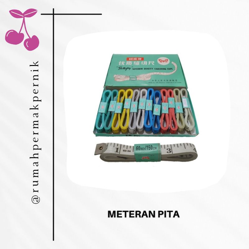 Jual Meteran Pita Meteran Baju Meteran 150 Cm Shopee Indonesia