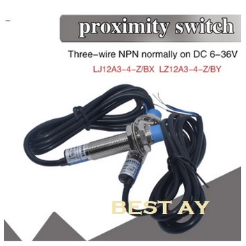 Sensor Metal Proximity LJ12A34Z/BX  Inductive Switch NPN NO 3 Kabel Wire