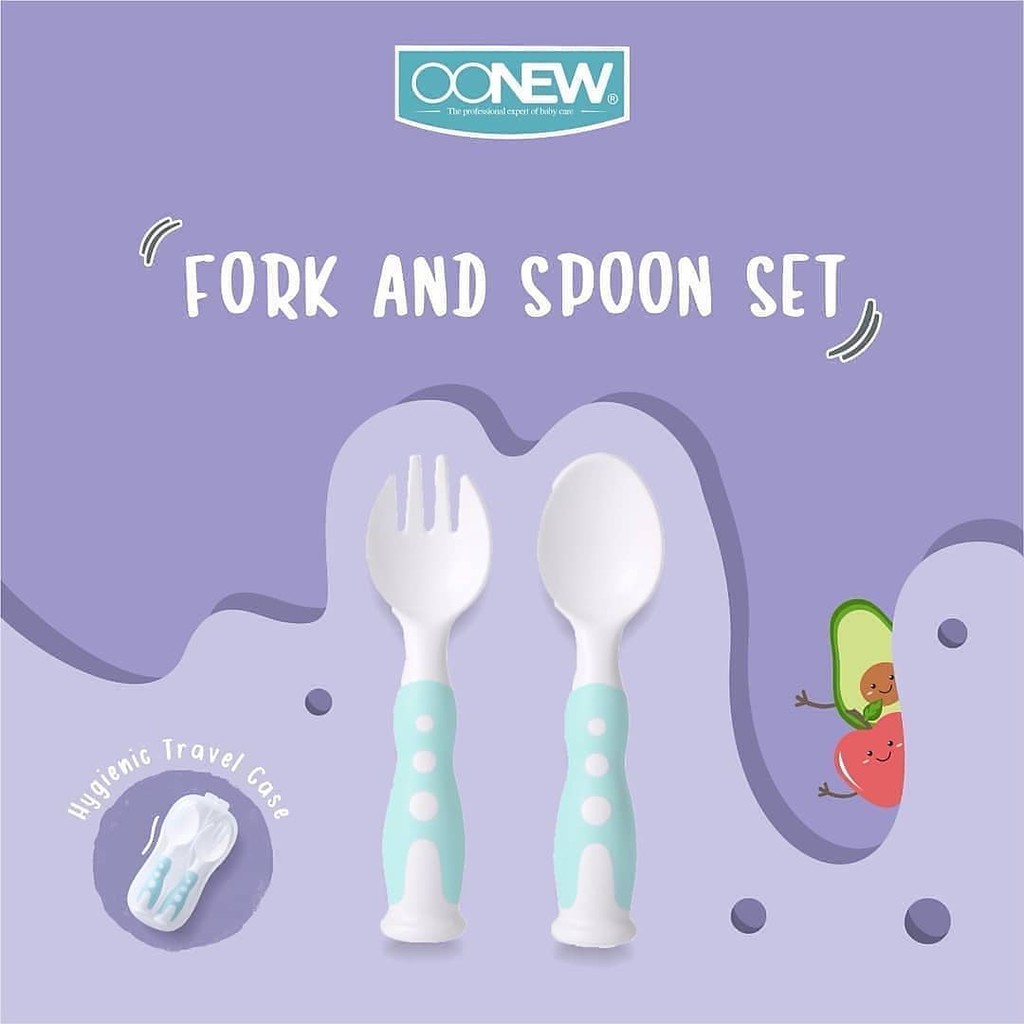 OONEW FORK AND SPOON SET / SENDOK MAKAN BAYI