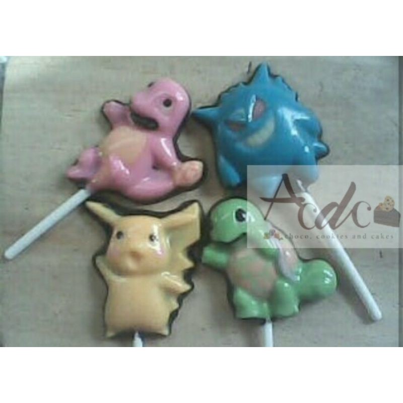 

ACDC Coklat Karakter Stik Pikachu and Monsters