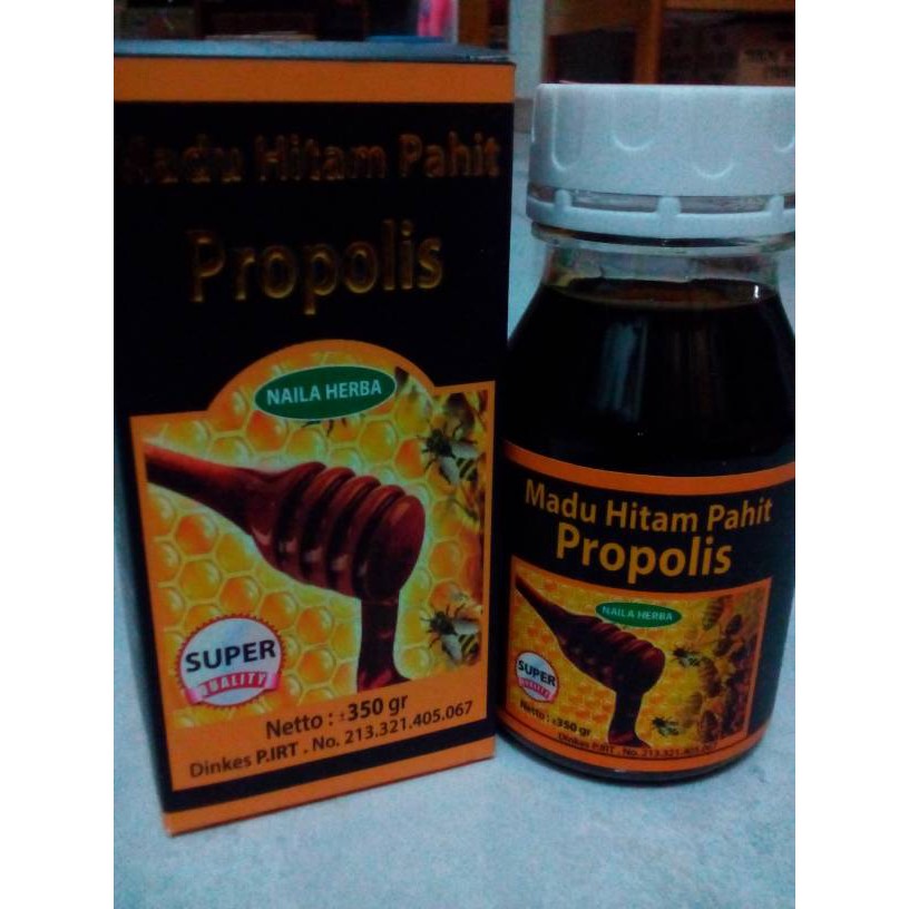 

Madu Hitam Pahit Propolis