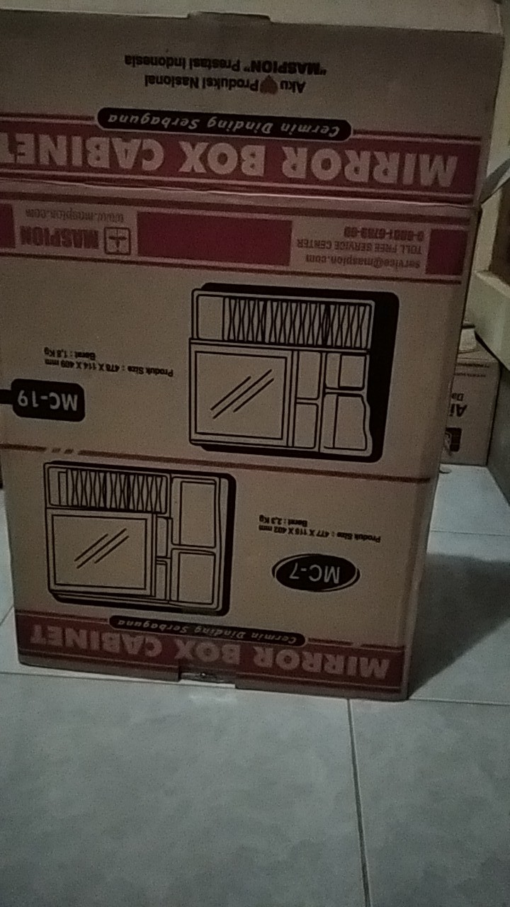 Wall Cabinet Mc-1 Maspion Bagus /kaca Kamar Mandi