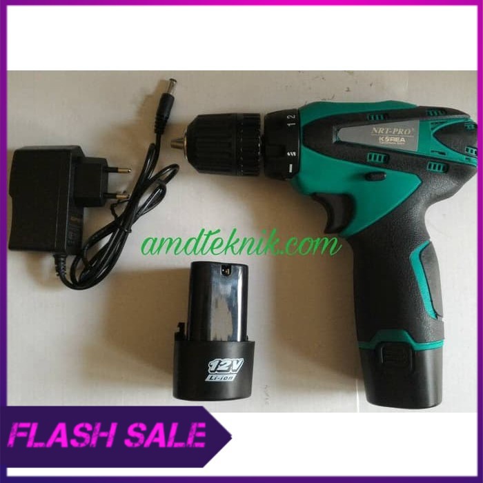 Bor Batery   Bor 10mm Baterai   Cordless Drill NRT Pro DC   330 Korea