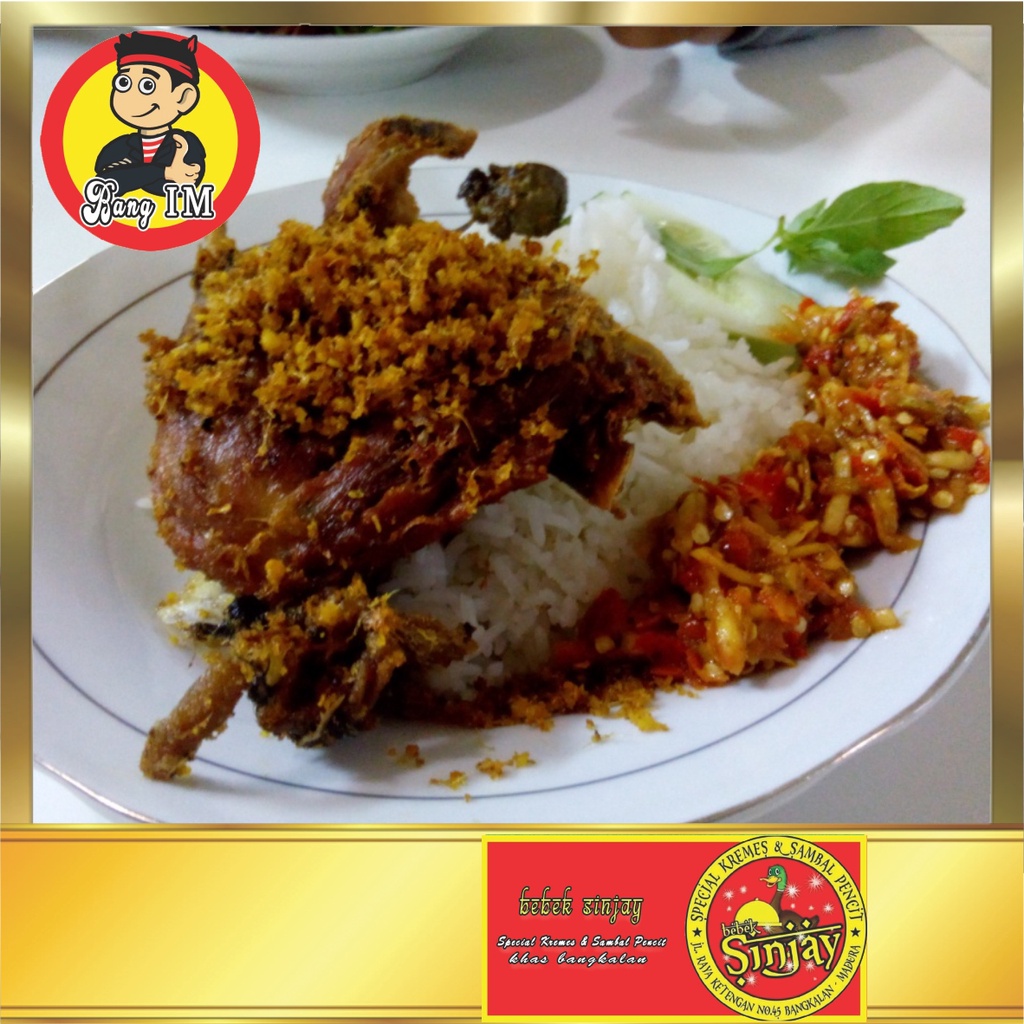 

Bebek SINJAY Bebek Goreng Bumbu Kremes Khas BANGKALAN MADURA