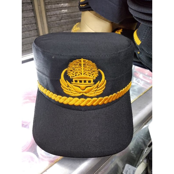 Topi komando korpri hitam gol 3