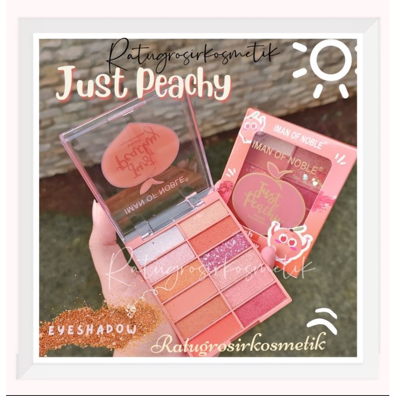 PROMO ECER!!EYESHADOW PALETTE JUST PEACHY NO.6661-12/LUCKY CHARM NO.989