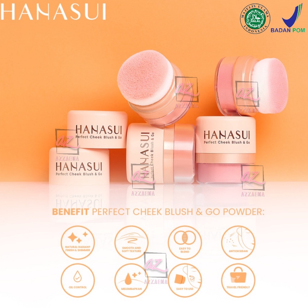 Hanasui Perfect Cheek Blush &amp; Go Powder | Blush On