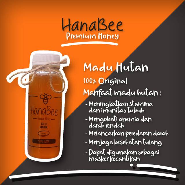 

Reseller Madu hutan 250 ml/madu asli/madu original/madu original