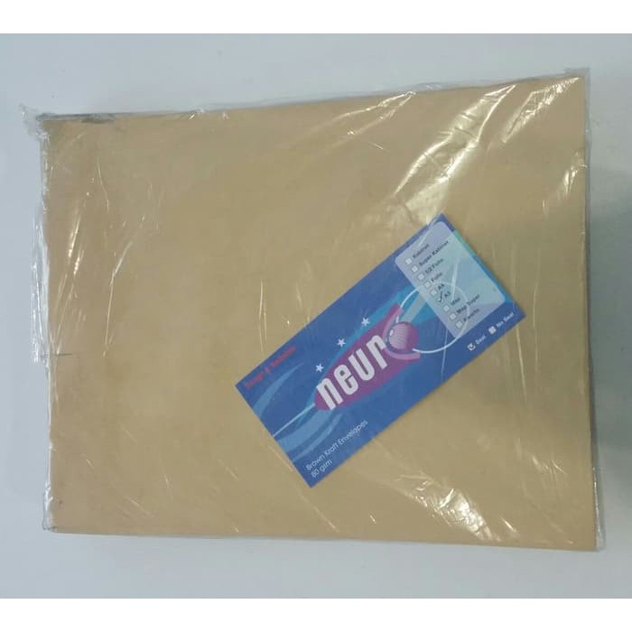 

HOT PROMO!!! Amplop Coklat Ukuran A3 Neuro ( 33 x 42-5 cm )
