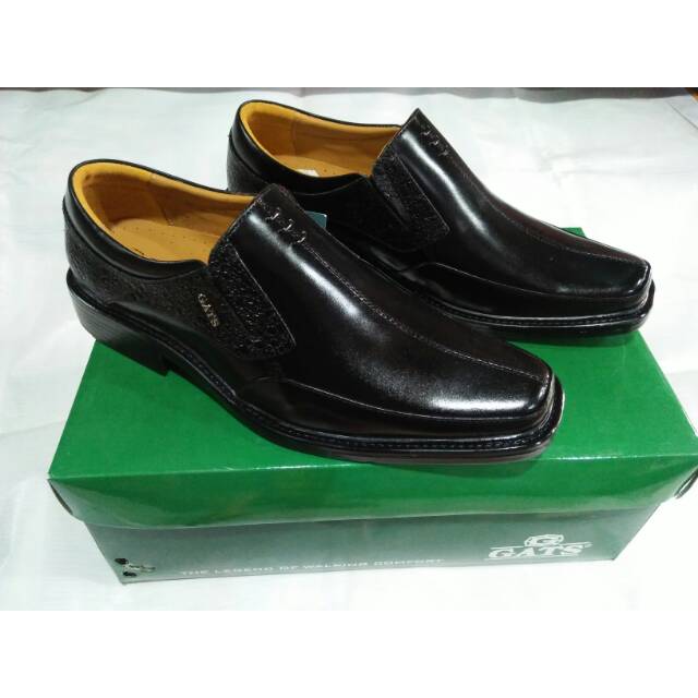 Sepatu pantofel kulit merk Gats LK 0001-Sepatu kerja pria original