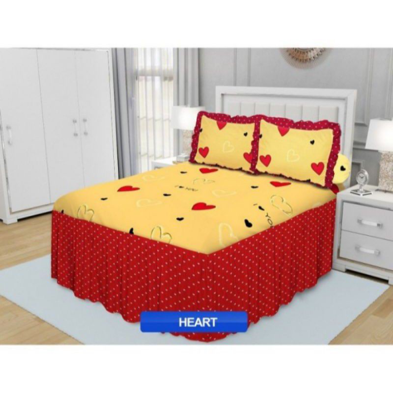 Sprei Rumbai California Heart 180x200