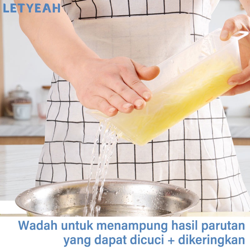 letyeah Parutan serbaguna / parutan sayur manual / alat pemotong sayur / alat pengiris grater dapur