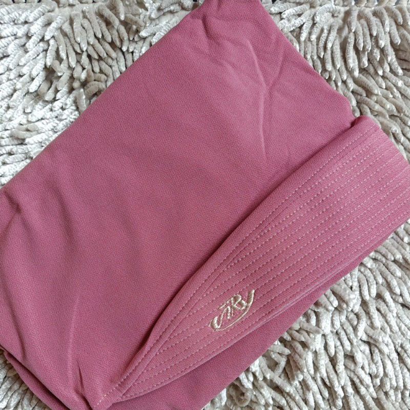 069 JUMBO SYAR'I ORI AREY HIJAB | JILBAB INSTAN KERUDUNG ORIGINAL-dusty pink