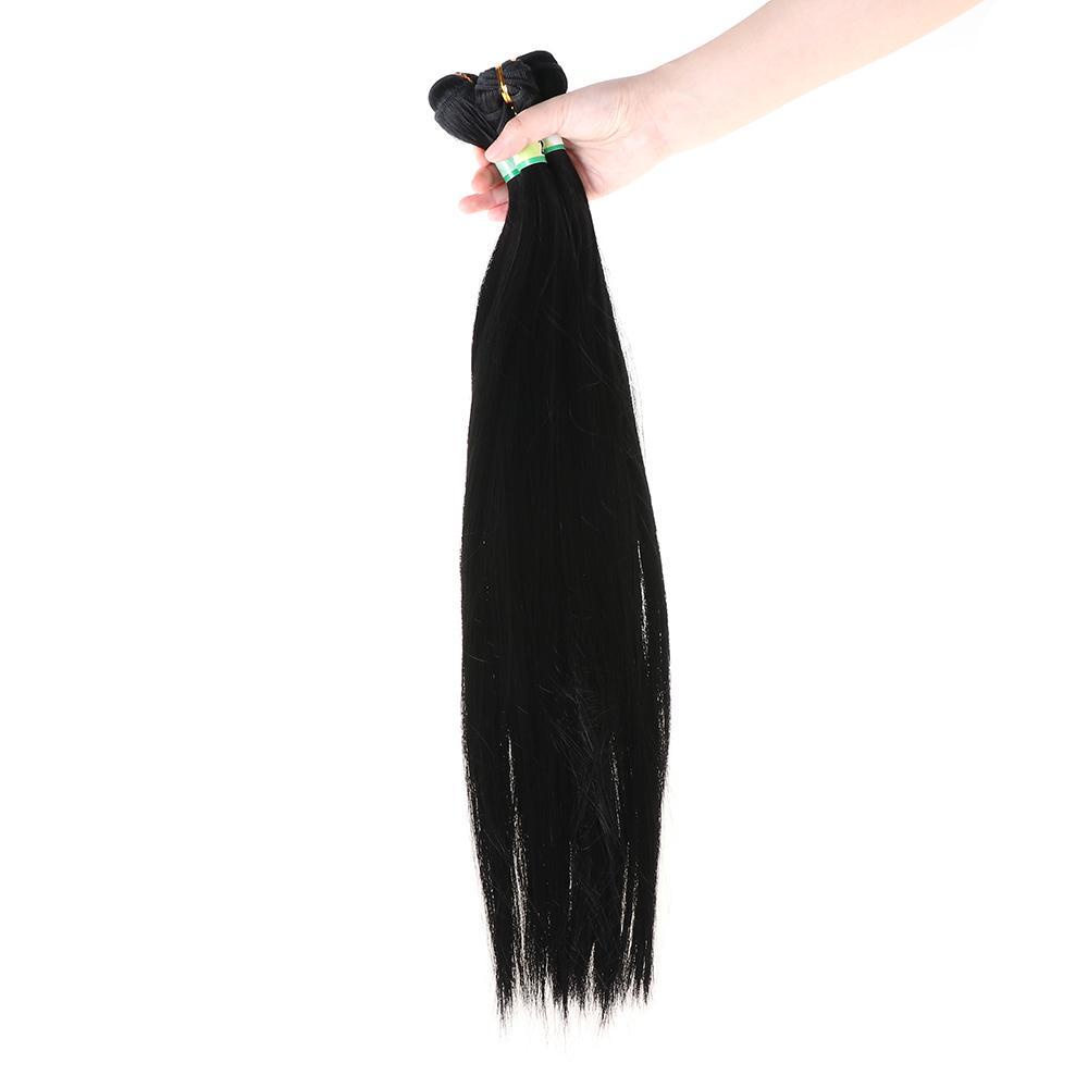 Lily 100g Hair Extension Sexy Tidak Diproses Rambut Lurus Brasil Hitam