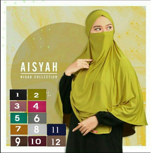 Khimar Aisyah Cadar Jumbo LV / KHIMAR CADAR JUMBO / KHIMAR MASKE