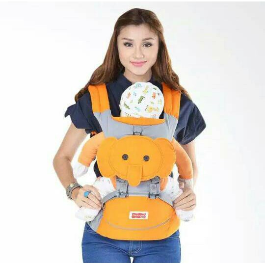 GENDONGAN DEPAN HIPSEAT DIALOGUE ELEPHANT  DGG 1001 GENDONGAN HIP SEAT BABY CARRIER DIALOGUE GAJAH