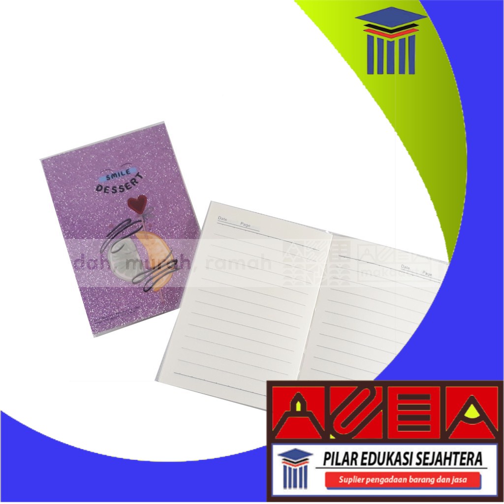 

MEMO / BUKU CATATAN / NOTE BOOK GLITTER UKURAN A6 (7050) MURAH