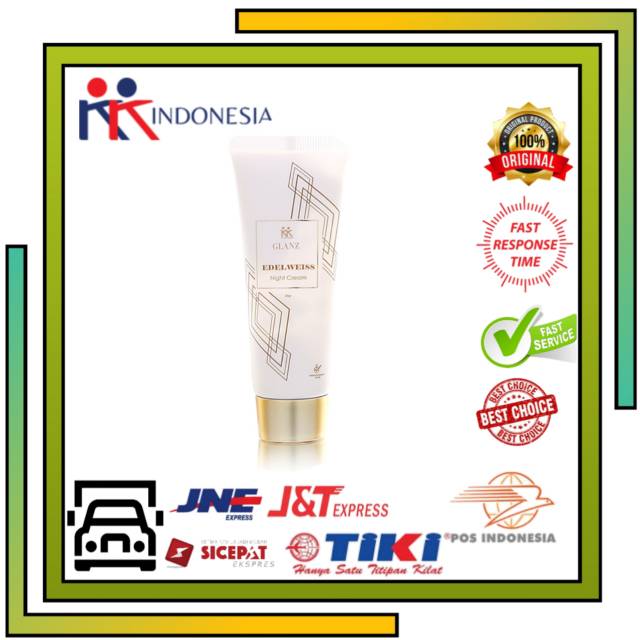 Glanz Edwelweiss Night Cream Kk Indonesia Original